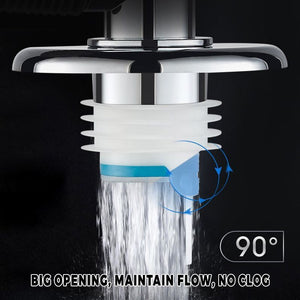 Anti-odor and anti-spill dual-purpose three-way floor drain