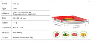 Creative Food Preservation Tray / Food Reusable Trays