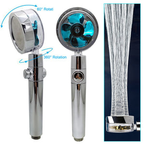 360 Degrees Propeller High Pressure Shower Head New 2023